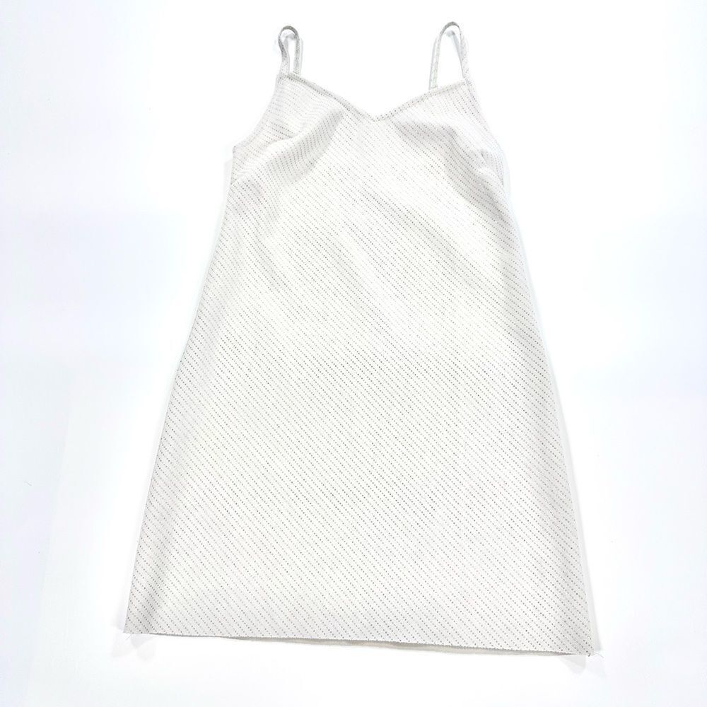 Bishop + young bodycon tank mini dress with metallic dots XS